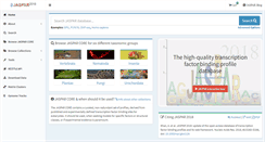 Desktop Screenshot of jaspar.genereg.net