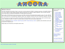 Tablet Screenshot of ancora.genereg.net